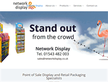Tablet Screenshot of networkdisplay.co.uk